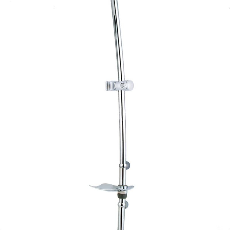 SR-1A  Wall Mounted New Designed Brass Shower Slider Bar With Dish And Handheld Shower Shower Bracket For Bathroom Featured Image