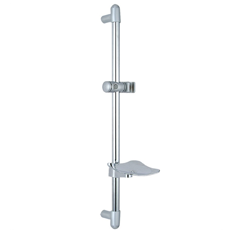 SR-1 27.8 inch Stainless Steel Square Shower Slider Bar with adjustable handheld shower head holder Featured Image