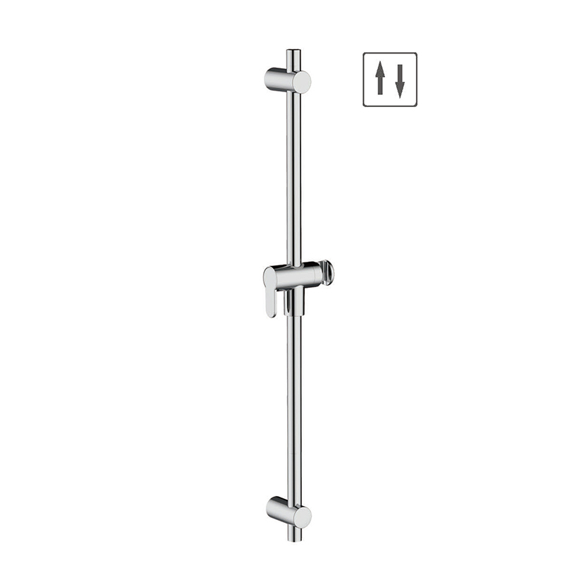 SR-24 29.5 Inch Stainless Steel Round Shower Slider Bar With Adjustable Handheld Shower Shower Bracket Featured Image